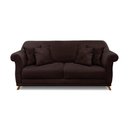 Ver imagem 2 de Sofá 3 Lugares Pé de Madeira Julieta 220 Cm Suede Café S04 - D'rossi