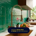 Ver imagem 5 de Torneira de Parede Cozinha Gourmet Pulverizador Flexível Aço Inox 304 Rose Gold Cromada Brinovar