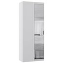 Ver imagem 1 de Guarda-roupa Canto Reto Modulado com Espelho 1 Porta Alpes Luciane