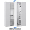Ver imagem 3 de Guarda-roupa Canto Reto Modulado com Espelho 1 Porta Alpes Luciane