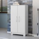 Ver imagem 1 de Armário de Lavanderia Multiuso com 2 Portas 60,5cm Multimóveis CR30066 Branco