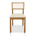 Ver imagem 5 de Cadeira de Jantar e Living Millie com Tela Natural Estofada Bouclê - Desk Design