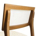 Ver imagem 7 de Cadeira de Jantar e Living Millie com Tela Natural Estofada Bouclê - Desk Design