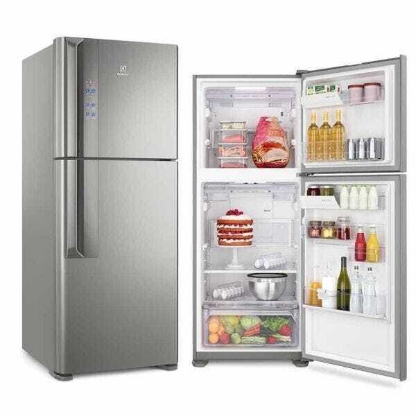 Refrigerador Electrolux Inverter Top Freezer 431L Platinum 127V IF55S - 1