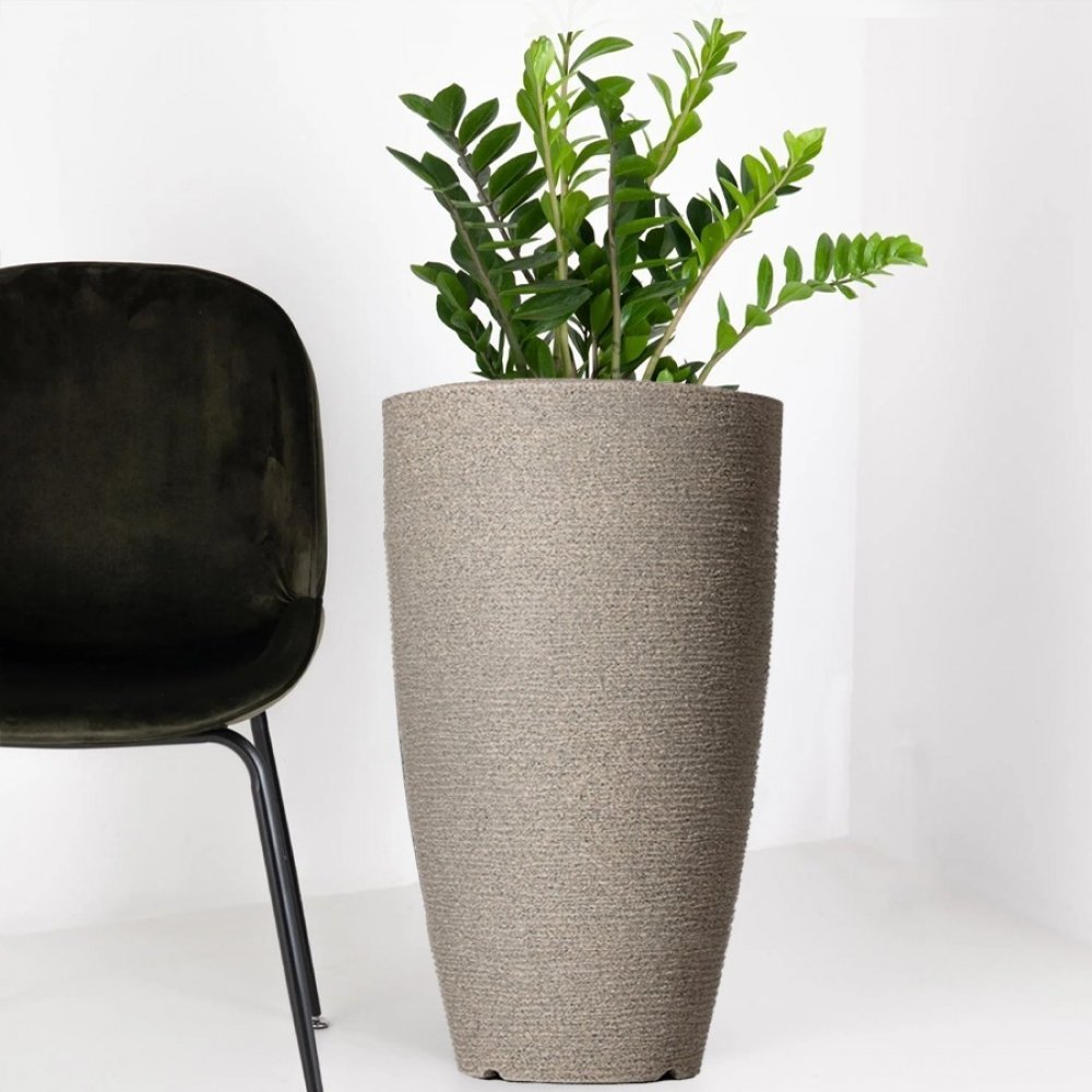 Vaso Planta Medio Polietileno Tradicional Grafiato Resistente de 26L ...