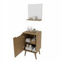 Ver imagem 4 de Conjunto para Banheiro Balcão com Espelho sem Cuba 45cm Bn3691 Tecnomobili Amenoda