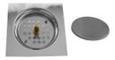 Ver imagem 4 de Kit Ralo Com Quatro Unid. Para Banheiro Inox Click 15x15 Cm