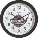 Ver imagem 1 de Relógio Parede 22cm Silencioso Preto Cozinha Herweg 660061s