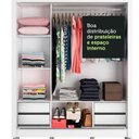 Ver imagem 7 de Guarda-roupa Casal Madesa Lyon Plus 3 Portas de Correr com Espelhos 4 Gavetas com Pés