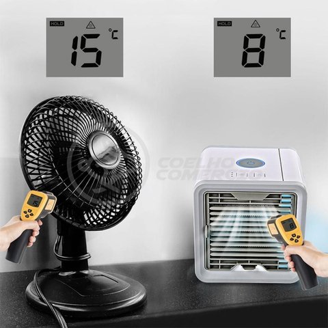 Mini Ar Condicionado Climatizador Humidificador Portátil Arctic Air Cooler 3 Velocidades