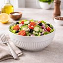 Ver mais imagens de Conjunto Tigela Grande 2990ml e Bowl 630ml Branco Canelado Assar e Servir Germer Cozinha