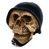Crânio Caveira Soldado com capacete Exército. - 1