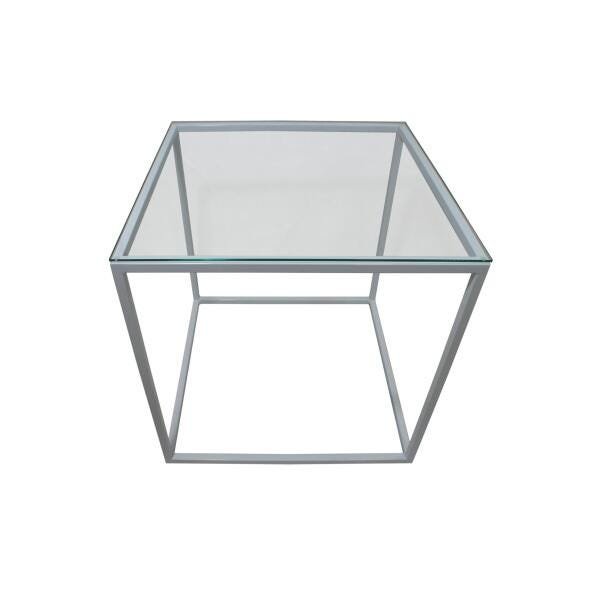 Cubo Mesa Lateral 50X50 Branco MadeiraMadeira cubo-mesa-lateral-50x50-branco-madeiramadeira