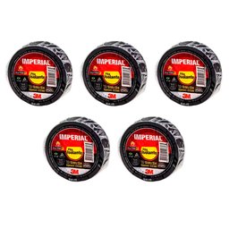 Kit 5 Fitas Isolante 18mm x 10m Imperial - 1