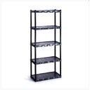 Ver imagem 1 de Estante Plastica Modular 5 Prateleiras Preta