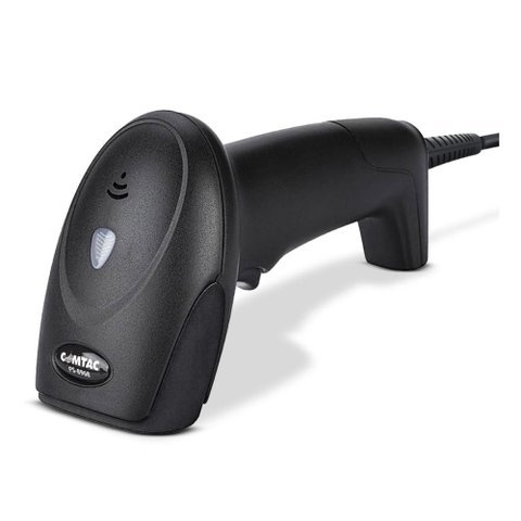 Leitor de Código de Barras e Qr Code - Comtac Ps8968 - Usb - Laser - 1d/2d - Preto