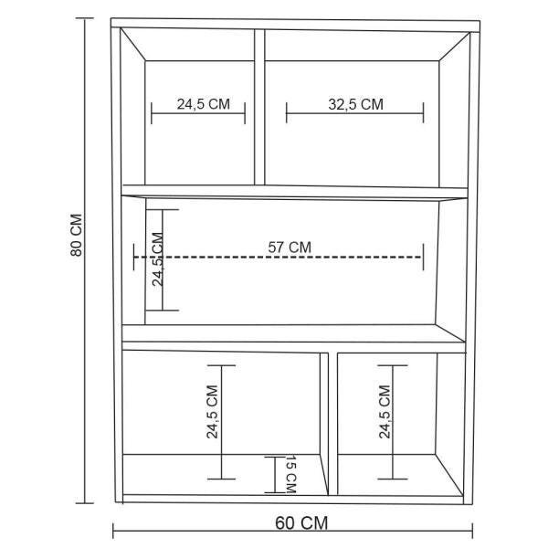 Estante De Parede - Madeirado - 3