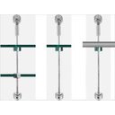 Ver imagem 3 de Esticador Inox - Prateleira Suspensa De Vidro, Metal,Madeira