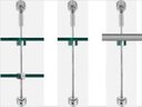 Ver imagem 3 de Esticador Inox - Prateleira Suspensa De Vidro, Metal,Madeira
