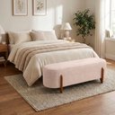 Ver imagem 5 de Puff Recamier Organico Imperial 140 cm Linho Rose Impo