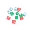 Kit 5 Jogos de Dados Cartela C/12 Peças de Plástico Colorido - 4