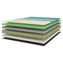 Ver imagem 4 de Cama Box Conjugado Queen com Colchão 158x61x198 Biosoft Gazin Cr35295 Turquesa