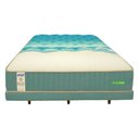 Ver imagem 2 de Cama Box Conjugado Queen com Colchão 158x61x198 Biosoft Gazin Cr35295 Turquesa