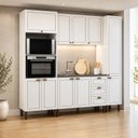 Ver imagem 1 de Cozinha Modulada Completa Americana com Torre Forno e Micro e Paneleiro