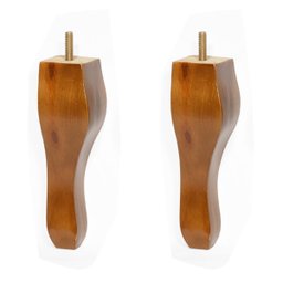 Kit 2 Pés de Madeira Retrô Luiz xv 14,5cm - 1