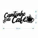 Ver imagem 3 de Cantinho do Café Placa Frase Decoração Parede Quadro Pink
