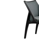 Ver imagem 3 de Cadeira para Mesa de Jantar Crow 50cm Madeira Maciça | Linho Cinza - Sallar Home