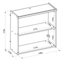 Ver imagem 3 de Armário Aéreo 2 Portas Allure Linea Brasil 80cm Mdf