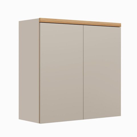 Armário Aéreo 2 Portas Allure Linea Brasil 80cm Mdf