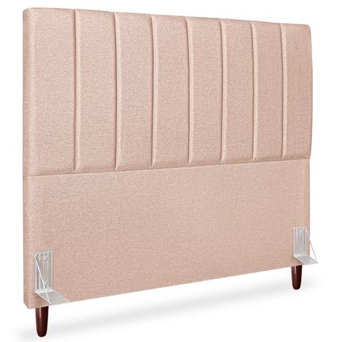 Cabeceira Casal 140cm Arlla Linho Rose Rm