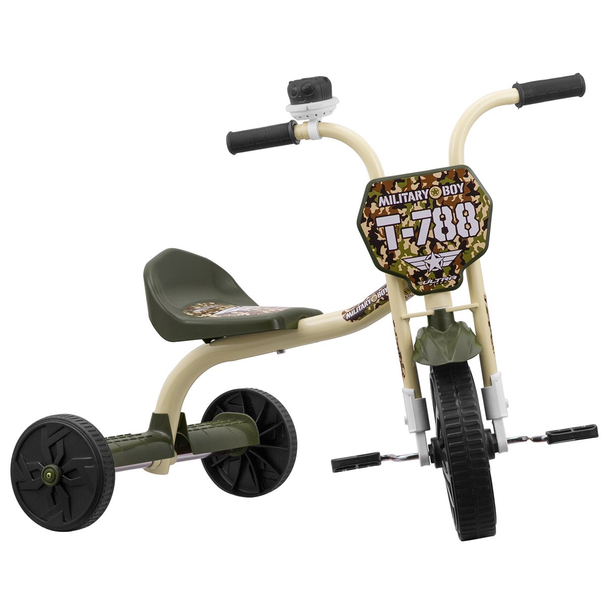 Triciclo Motoca para Criança Infantil com Number Plate Ultra Bikes - 1
