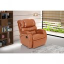 Ver imagem 2 de Poltrona Cadeira Reclinável Imperial Zero Wall Courissimo Império Caramelo