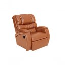 Ver imagem 1 de Poltrona Cadeira Reclinável Imperial Zero Wall Courissimo Império Caramelo