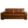 Sofá Decorativo 2 Lugares Turim 200cm Couro Conhaque G58 - Gran Belo - 2