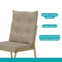 Ver imagem 5 de Conjunto 2 Cadeiras de Jantar Bali Carraro Dourada