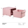 Módulo container KZ - Organizador - Gaveteiro - Rosa - 9