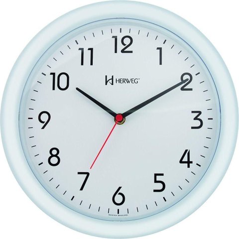 Relógio de Parede Quartz 28 Cm Branco - Branco
