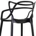 Ver imagem 7 de Kit - 6 X Banquetas Altas Masters Allegra - Preto