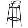 Kit - 6 X Banquetas Altas Masters Allegra - Preto - 4