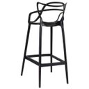 Ver imagem 5 de Kit - 6 X Banquetas Altas Masters Allegra - Preto