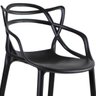 Kit - 6 X Banquetas Altas Masters Allegra - Preto - 5