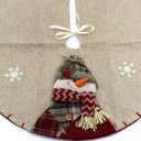 Ver imagem 5 de Saia Para Árvore de Natal Temática Boneco de Neve 60cm