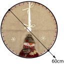 Ver imagem 2 de Saia Para Árvore de Natal Temática Boneco de Neve 60cm