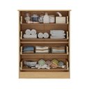 Ver imagem 4 de Cômoda Infantil 65cm com 4 Gavetas Encanto Multimóveis Mp4427 Madeirado Madeirado