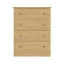 Ver imagem 3 de Cômoda Infantil 65cm com 4 Gavetas Encanto Multimóveis Mp4427 Madeirado Madeirado