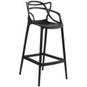 Ver imagem 2 de KIT - 3 x Banquetas altas Masters Allegra - Preto